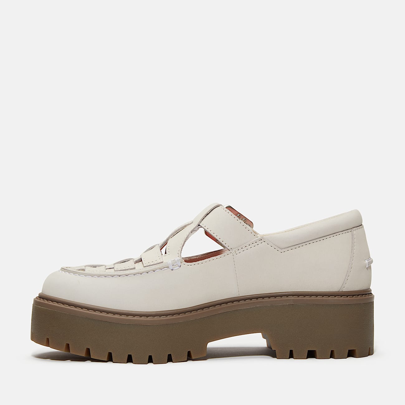 Stone Street Schnallenschuh mit Plattform für Damen in Grau - 7