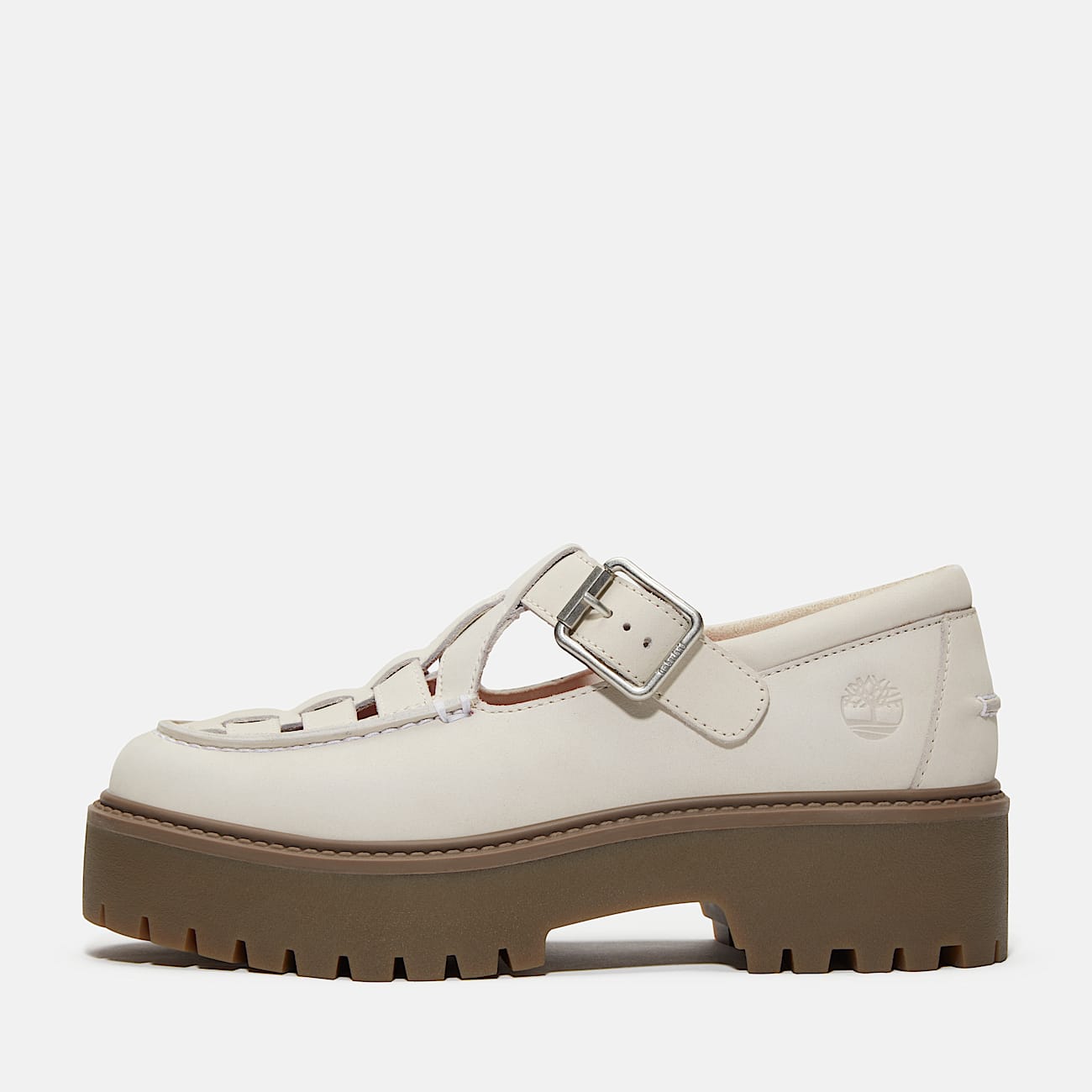 Stone Street Schnallenschuh mit Plattform für Damen in Grau - 9