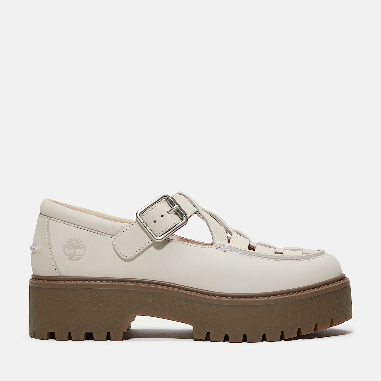 Stone Street Schnallenschuh mit Plattform für Damen in Grau - 1