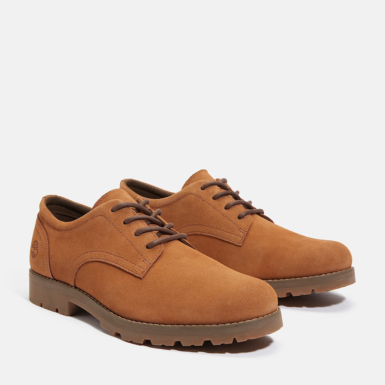Sapato com Atacadores Britton Square para Homem em castanho