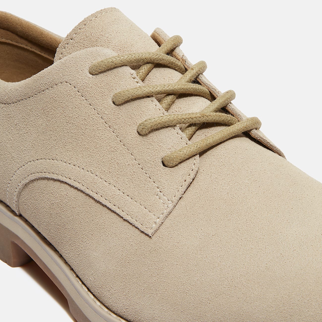 Britton Square Schuh zum Schnüren für Herren in Hellbraun