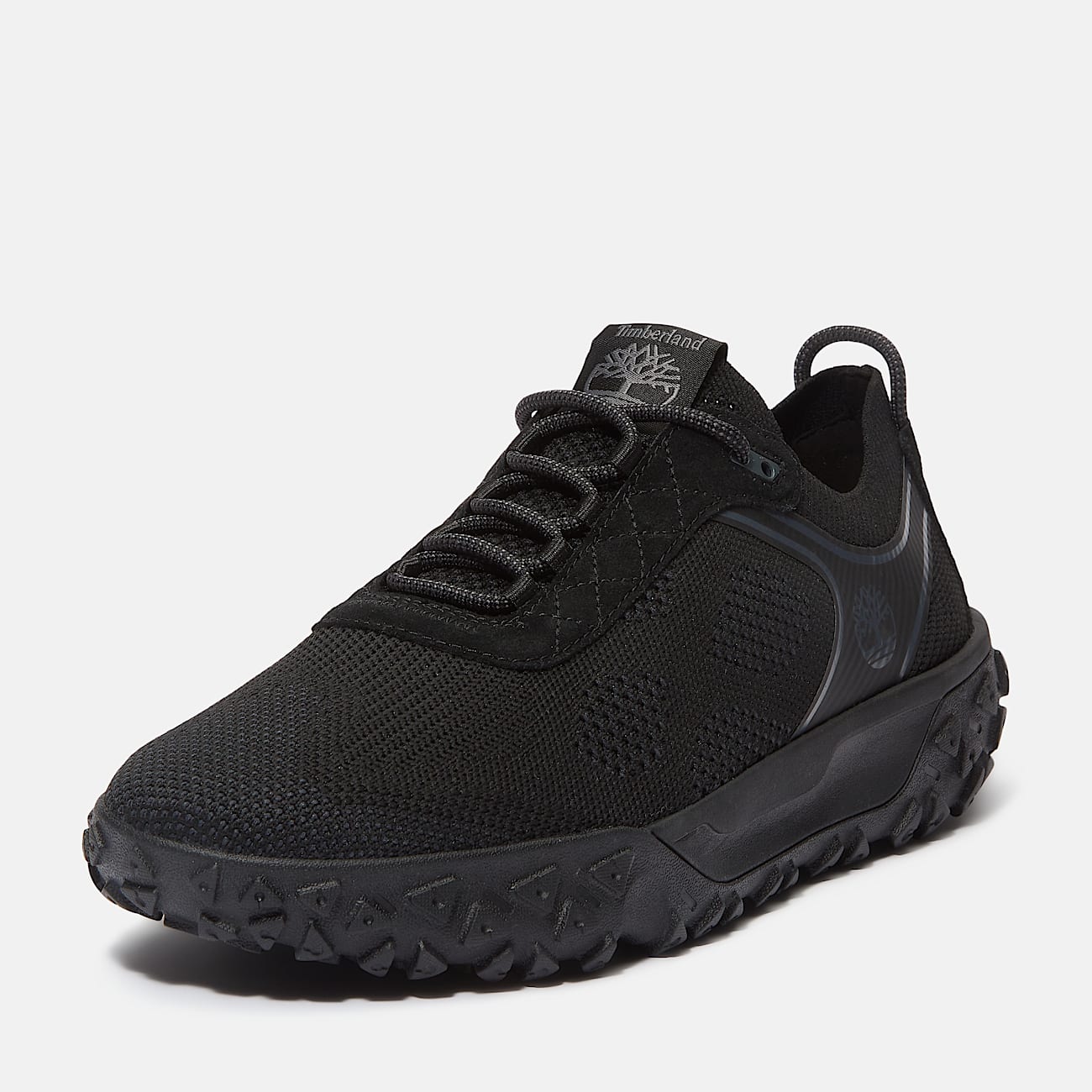 GreenStride™ Motion 6 Low Lace-Up Trainer for Men in Black - 9