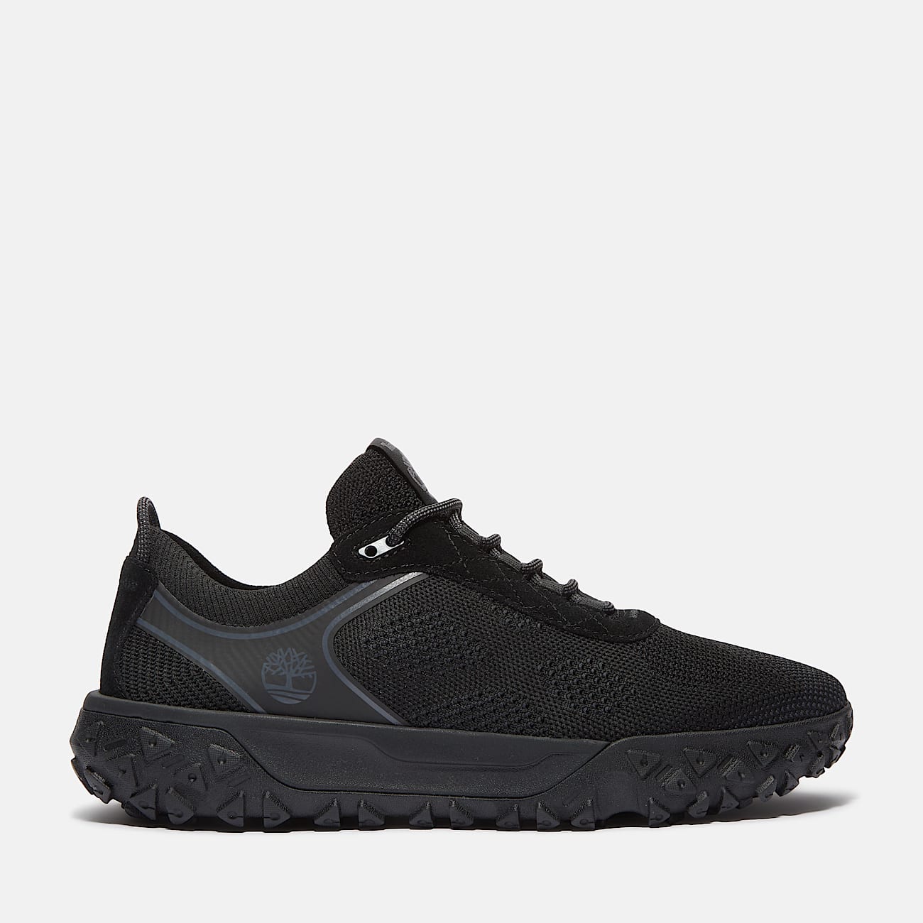 GreenStride™ Motion 6 Low Lace-Up Trainer for Men in Black - 1