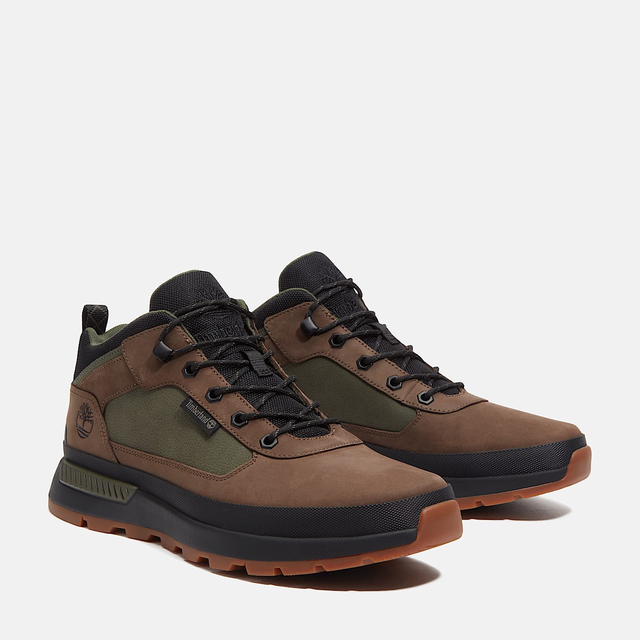 Field Trekker Sneaker zum Schnüren für Herren in Braun/Grün - 4