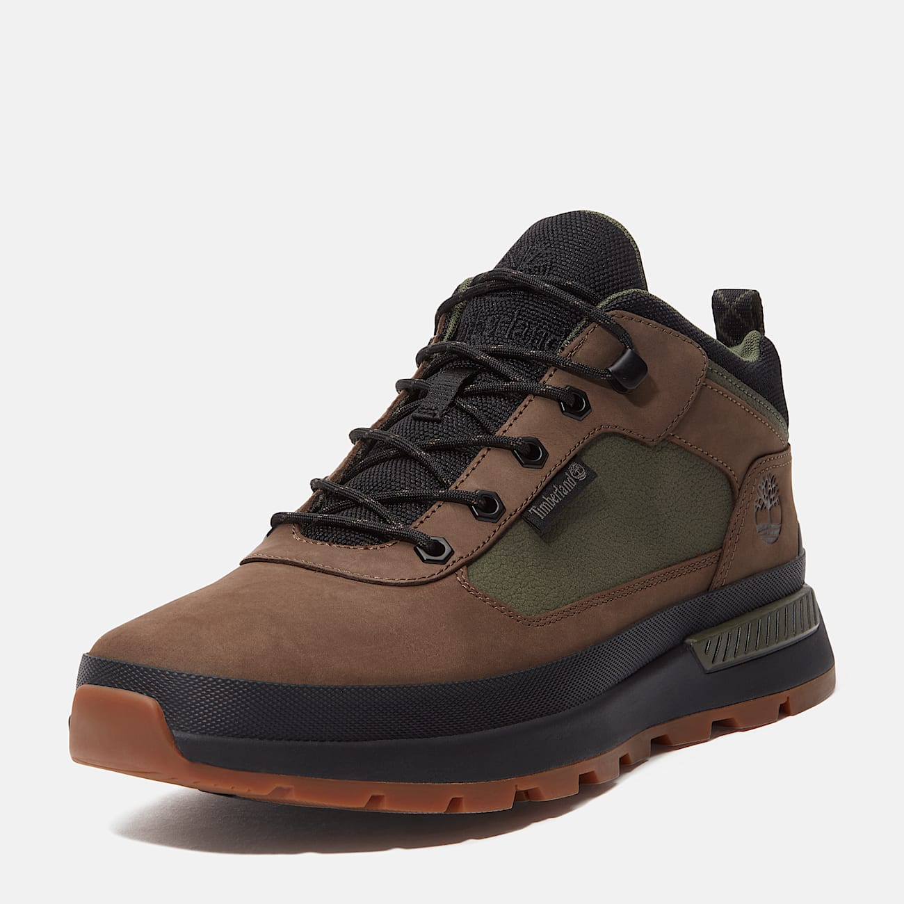 Field Trekker Sneaker zum Schnüren für Herren in Braun/Grün - 9