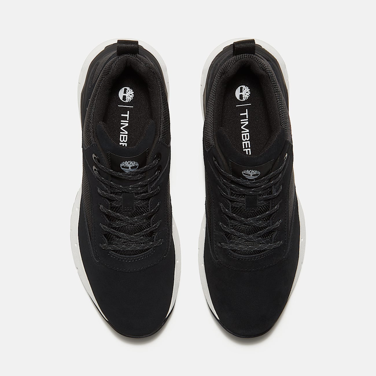 Voyager Park Mid Lace-Up Trainer for Men in Black/White