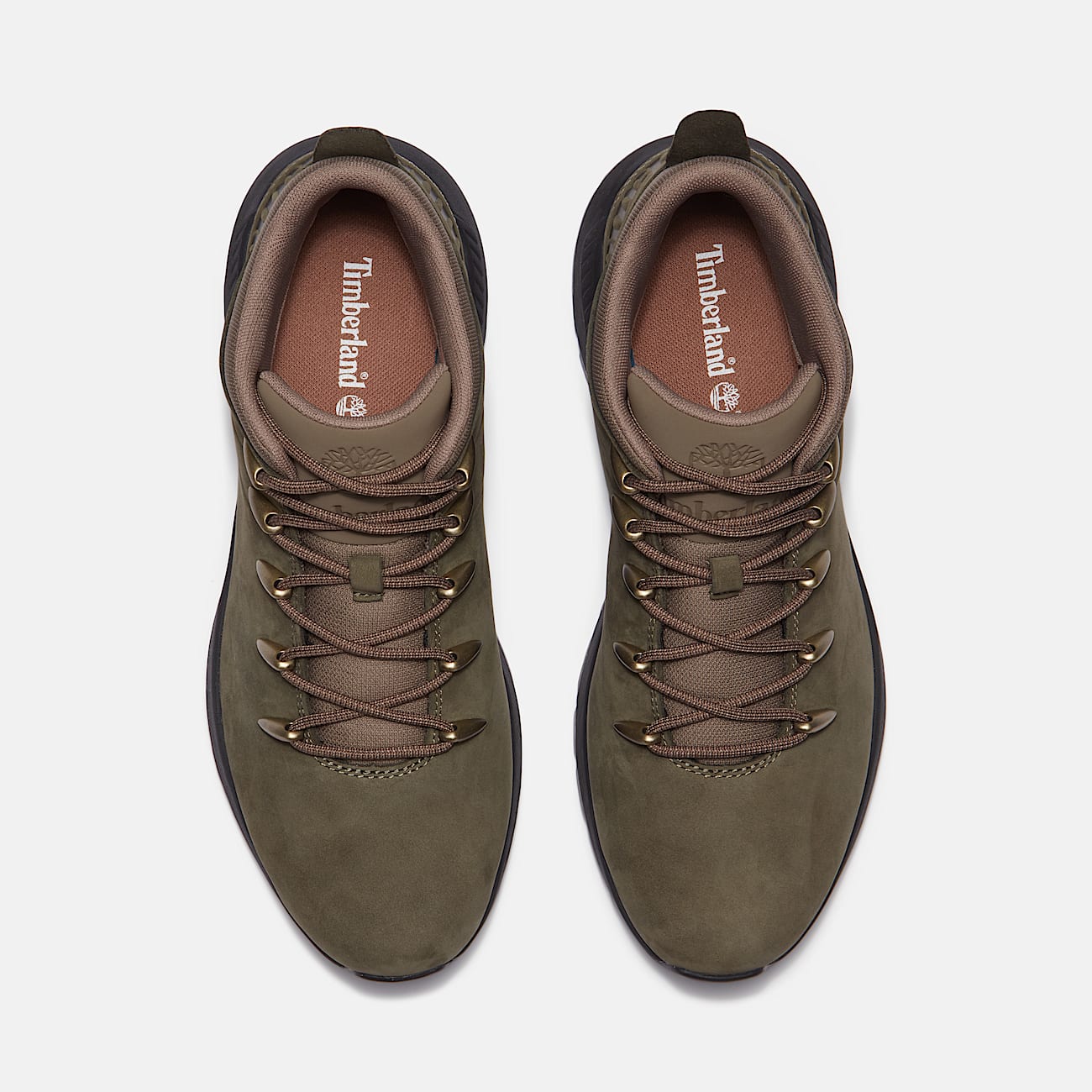 Sprint Trekker Halfhoge Vetersneaker voor heren in donkergroen