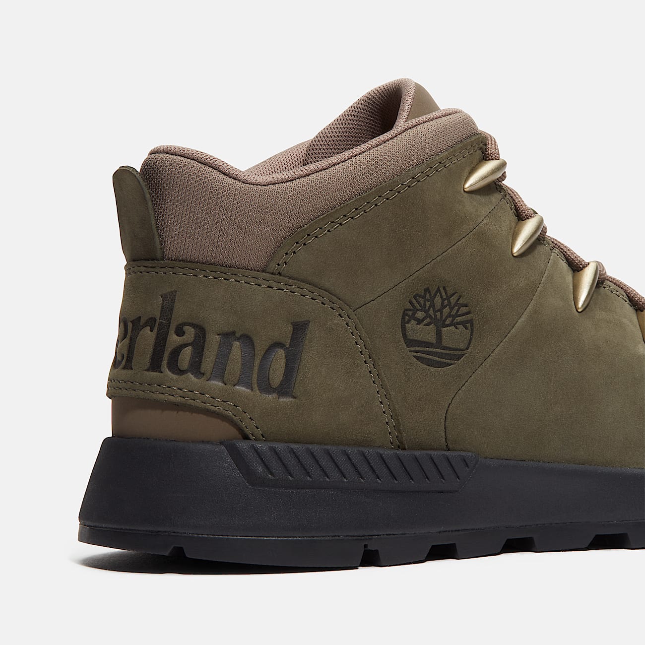 Sprint Trekker Halfhoge Vetersneaker voor heren in donkergroen