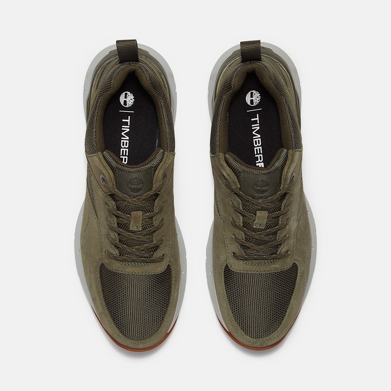 Voyager Park Low Lace-Up Trainer for Men in Dark Green - 2