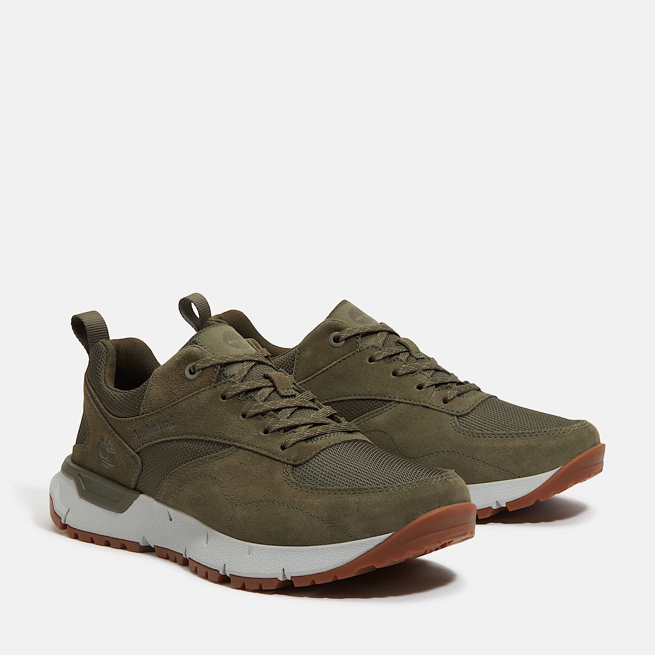 Voyager Park Low Lace-Up Trainer for Men in Dark Green - 4
