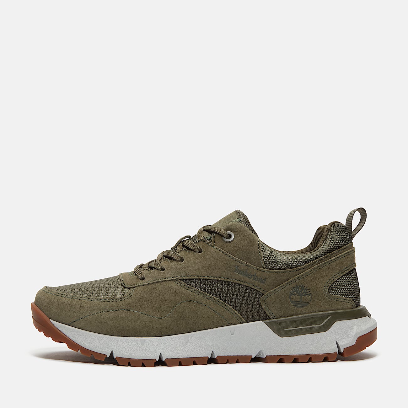 Voyager Park Low Lace-Up Trainer for Men in Dark Green - 8