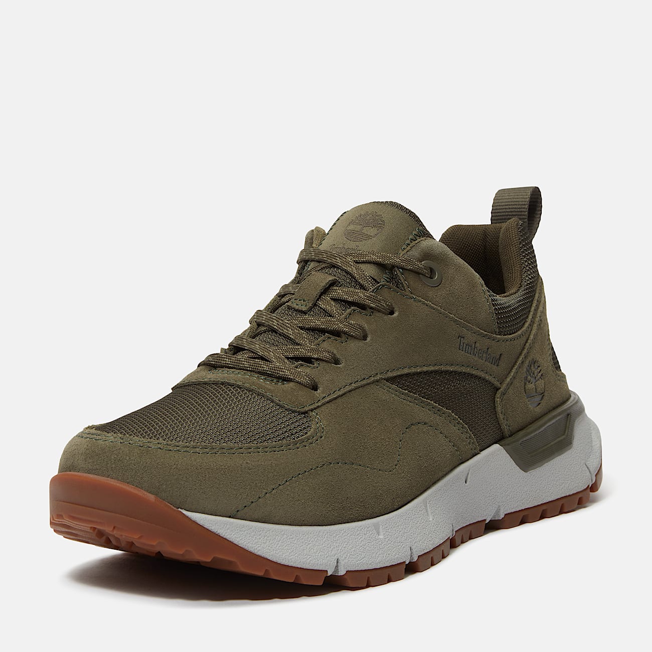 Voyager Park Low Lace-Up Trainer for Men in Dark Green - 9