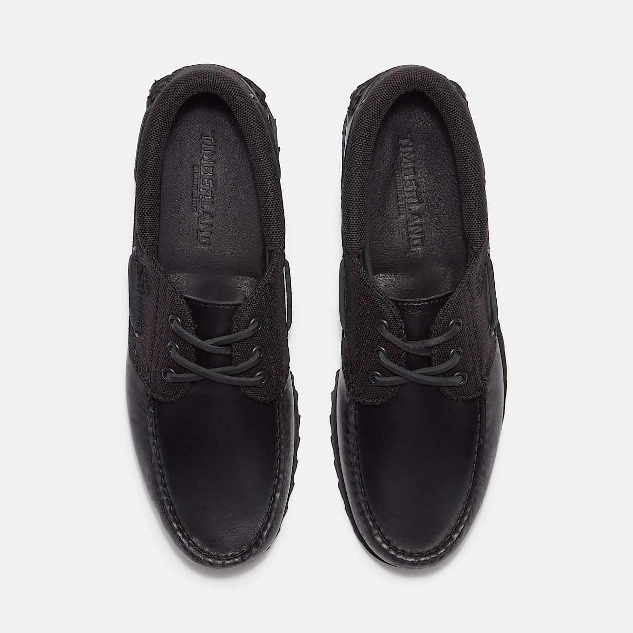 Chaussure bateau authentique cousue main à 3 œillets Timberland® pour homme en noir