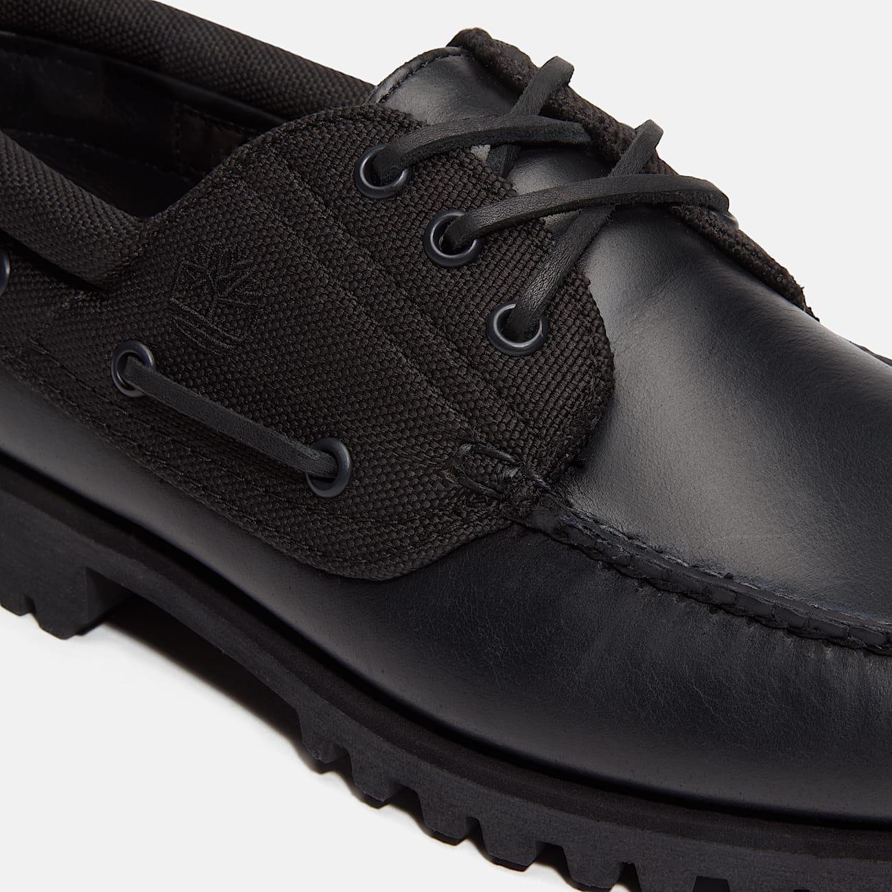 Chaussure bateau authentique cousue main à 3 œillets Timberland® pour homme en noir