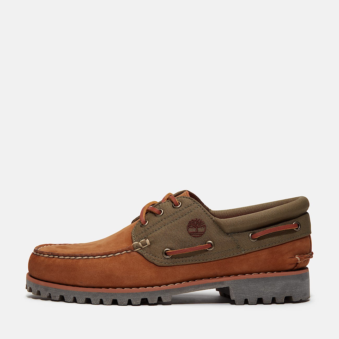 Timberland® Authentic Handsewn 3-Eye Bootsschuh für Herren in Braun - 8