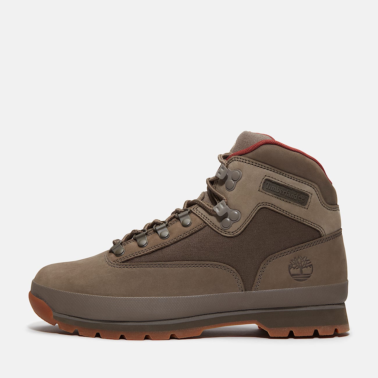 Euro Hiker Leather Boot for Men in Green - 8