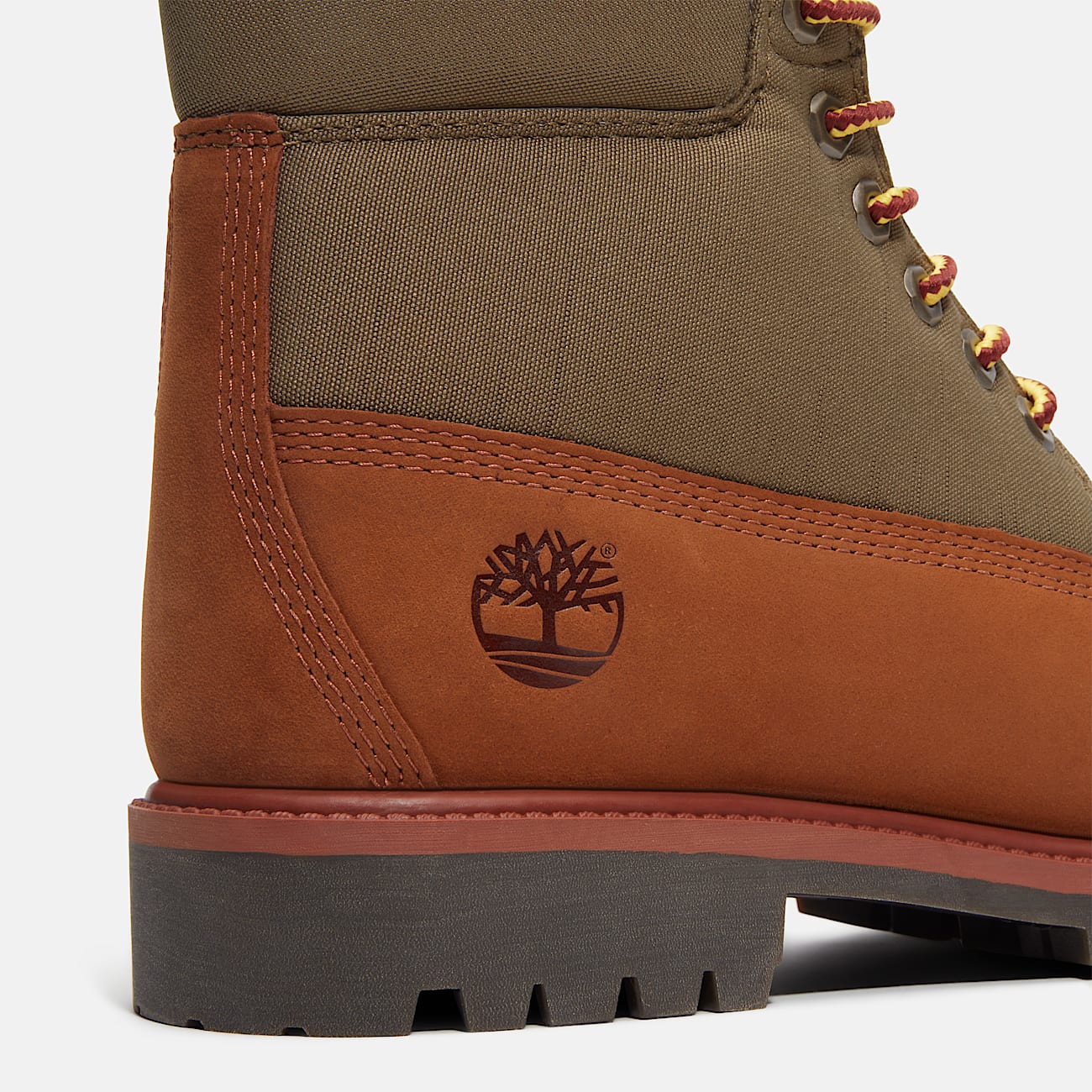 Timberland® Heritage 6-Inch Waterproof Boot for Men in Medium Brown/Green