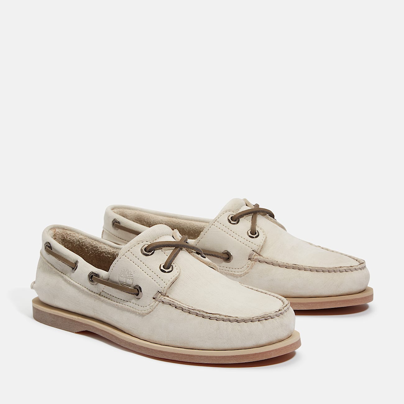 Classic Boat Shoe for Men in Light Grey