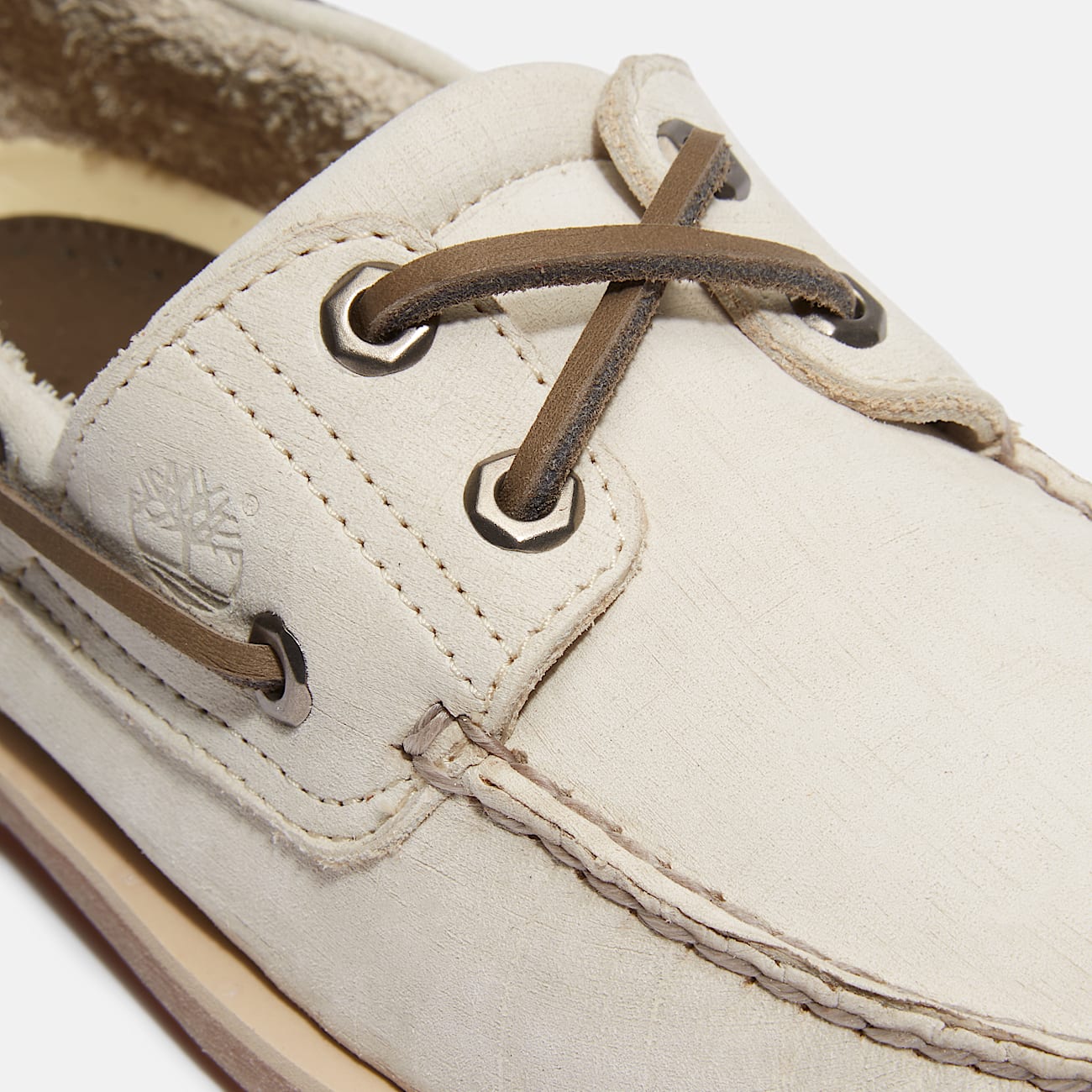 Classic Boat Shoe for Men in Light Grey