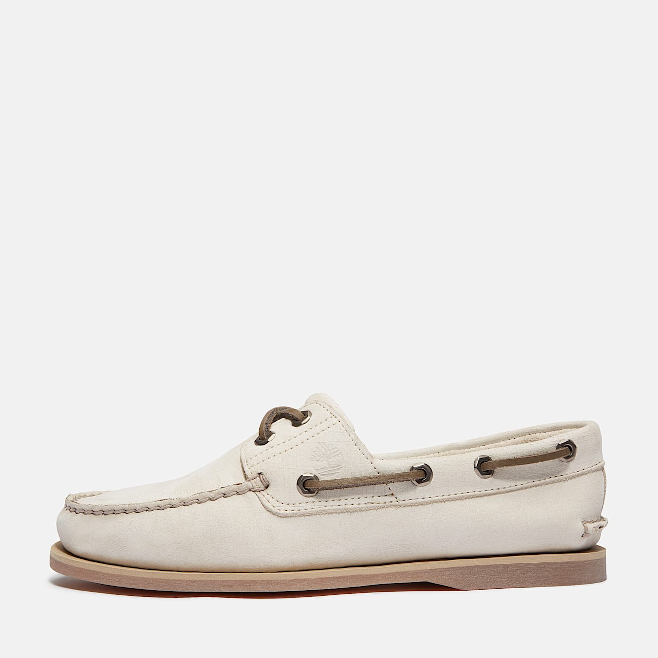 Classic Boat Shoe for Men in Light Grey