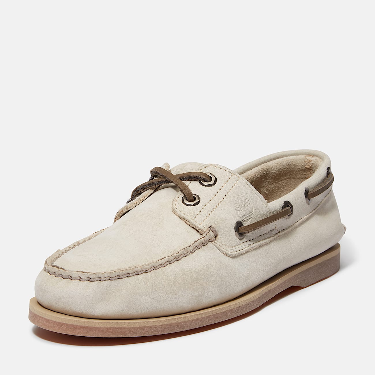 Classic Boat Shoe for Men in Light Grey