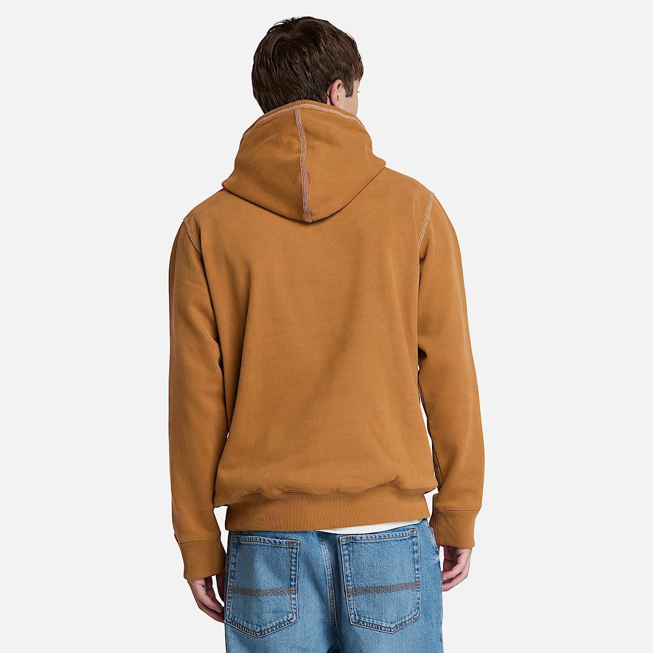 Yellow Boot Hoodie for Men in Yellow - 4