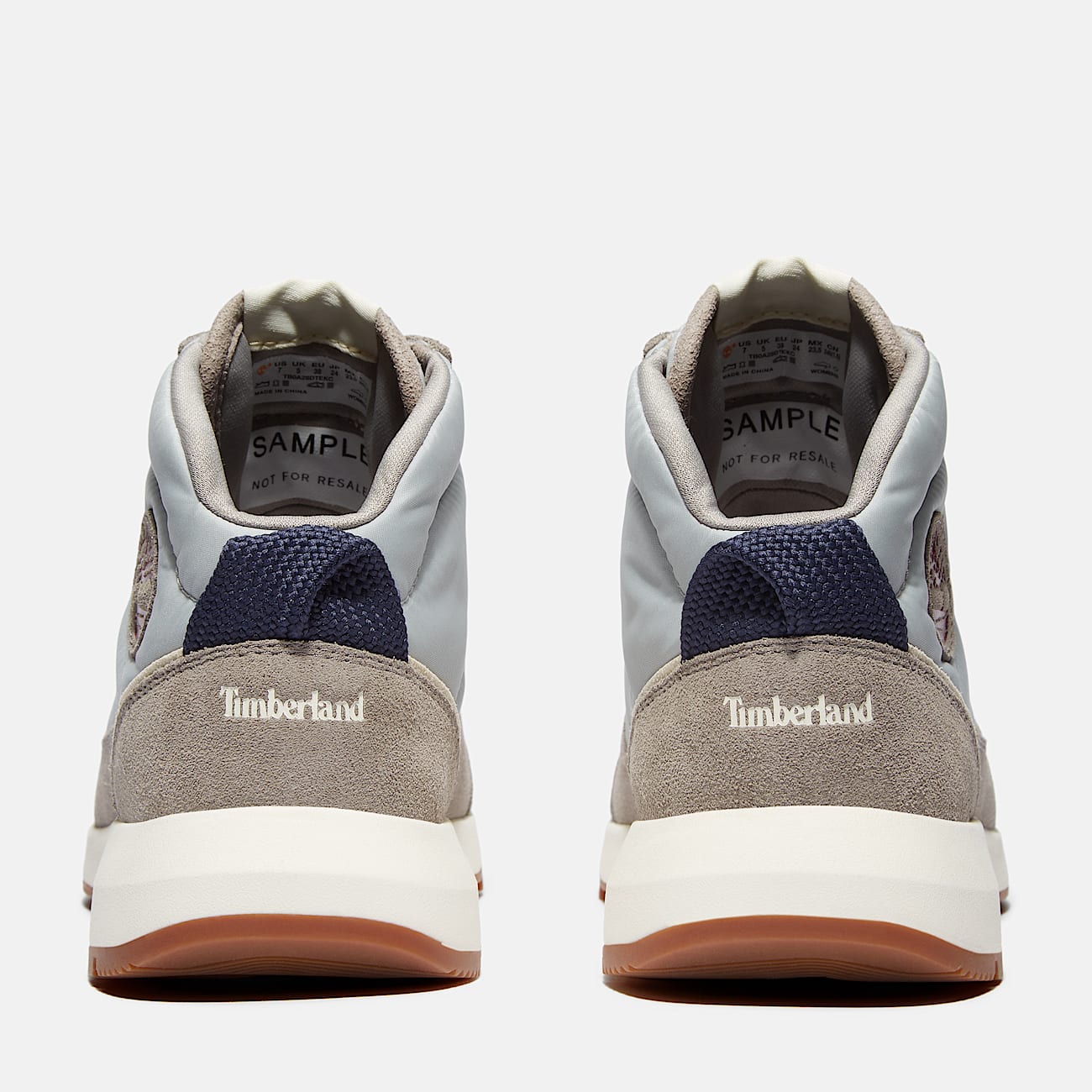 Sneaker Alta Stringata Retro Swift da Donna in grigio chiaro