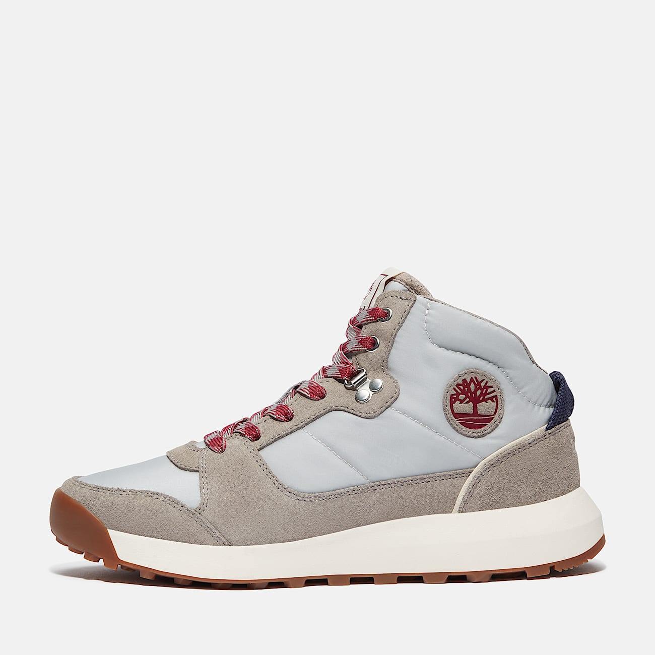 Sneaker Alta Stringata Retro Swift da Donna in grigio chiaro