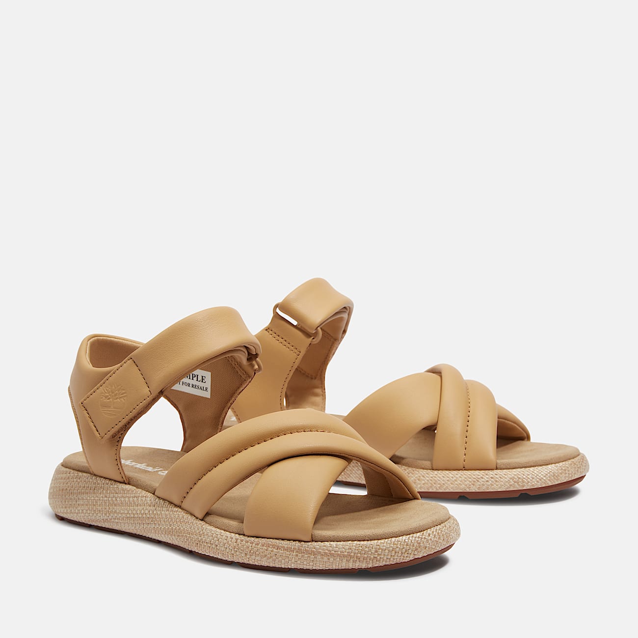 Belmar Waves Backstrap Sandal for Women in Beige - 4