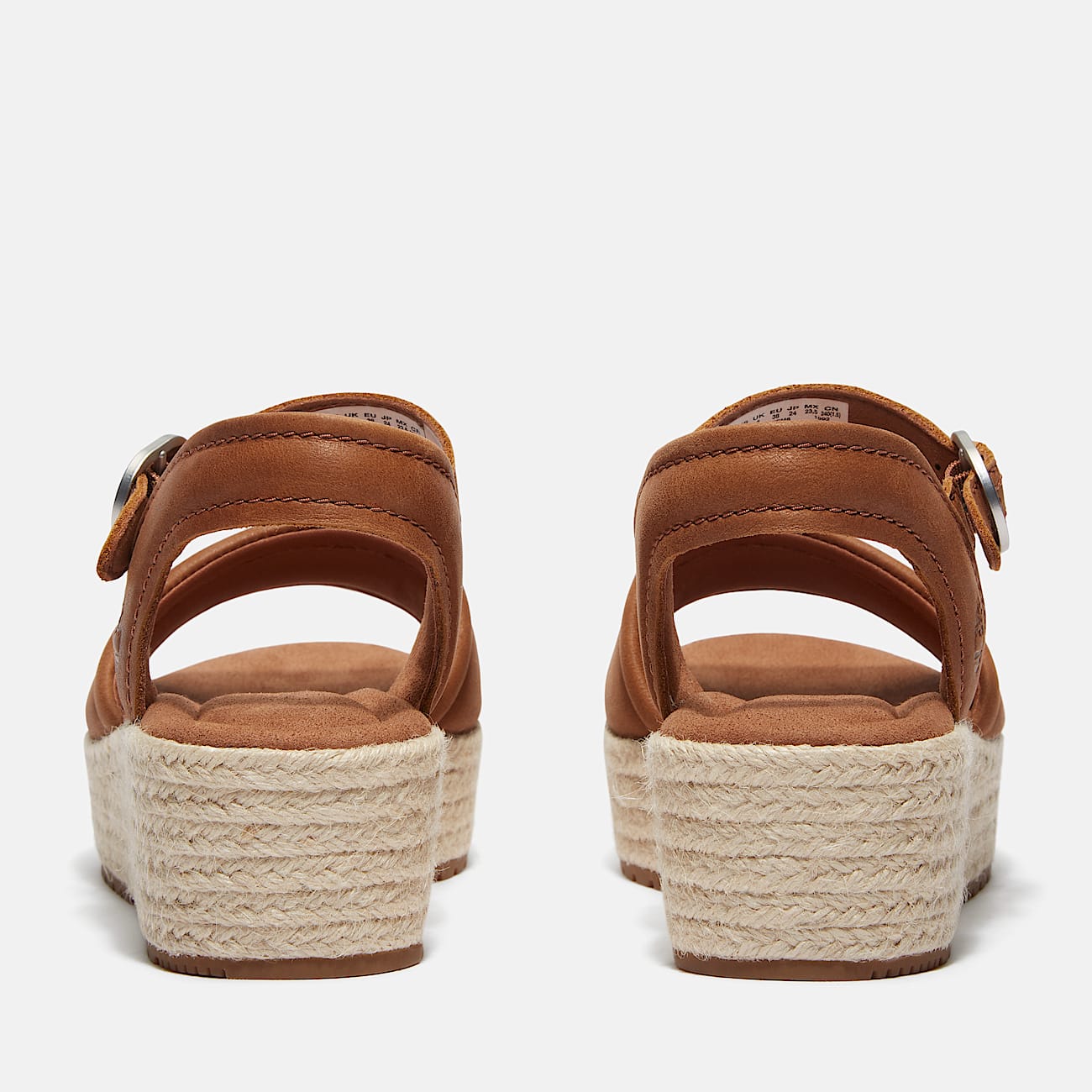 Santorini Sun Backstrap Sandal for Women in Brown - 5