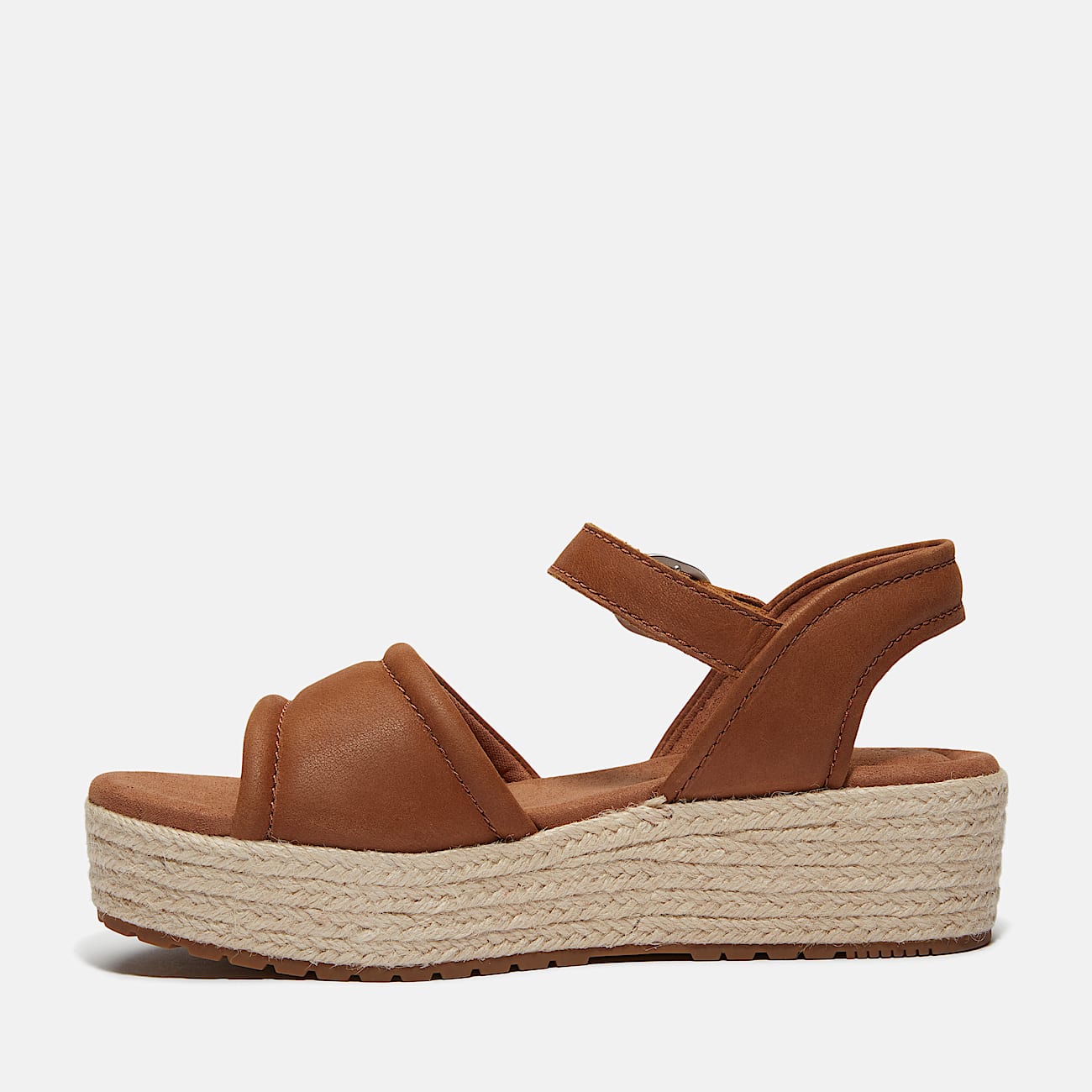 Santorini Sun Backstrap Sandal for Women in Brown - 6