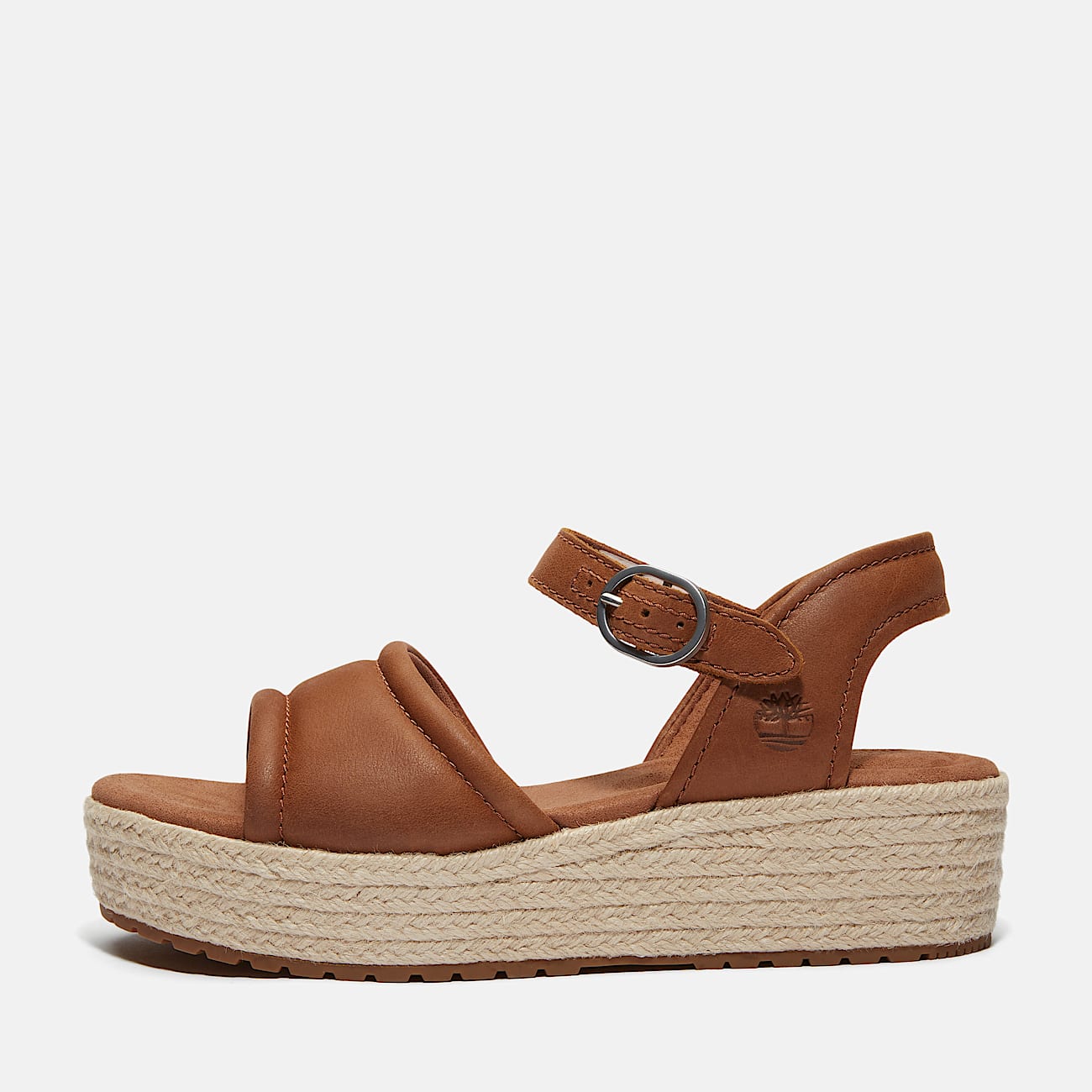 Santorini Sun Backstrap Sandal for Women in Brown - 8