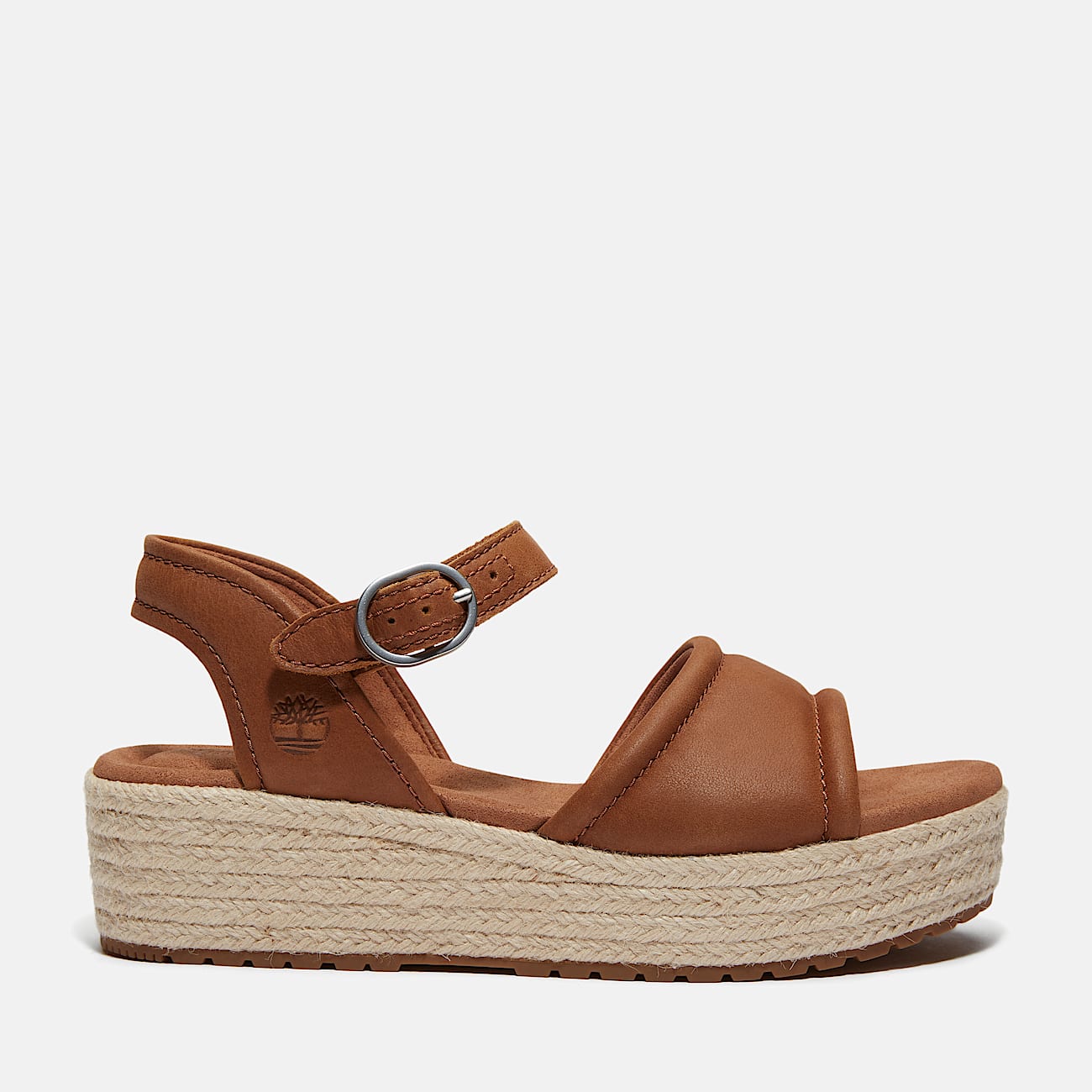 Santorini Sun Backstrap Sandal for Women in Brown - 1