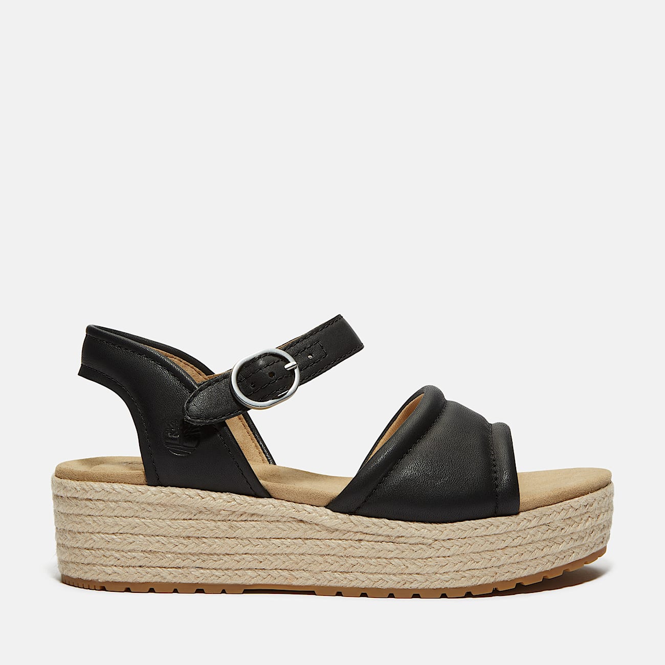 Santorini Sun Backstrap Sandal for Women in Black