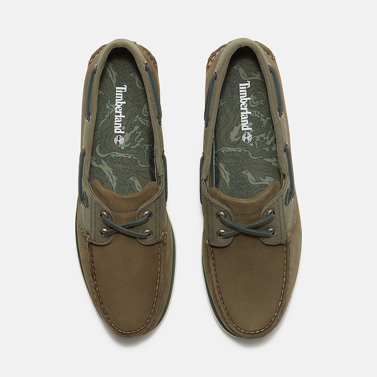 Scarpa da Barca Classic da Uomo in verde scuro - 2
