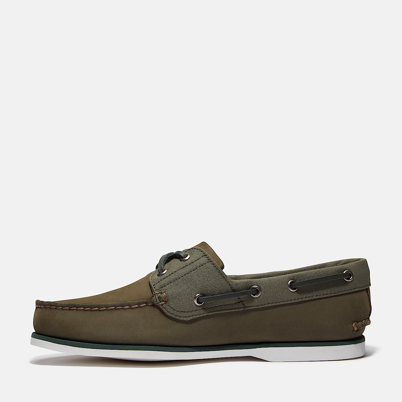 Scarpa da Barca Classic da Uomo in verde scuro - 6