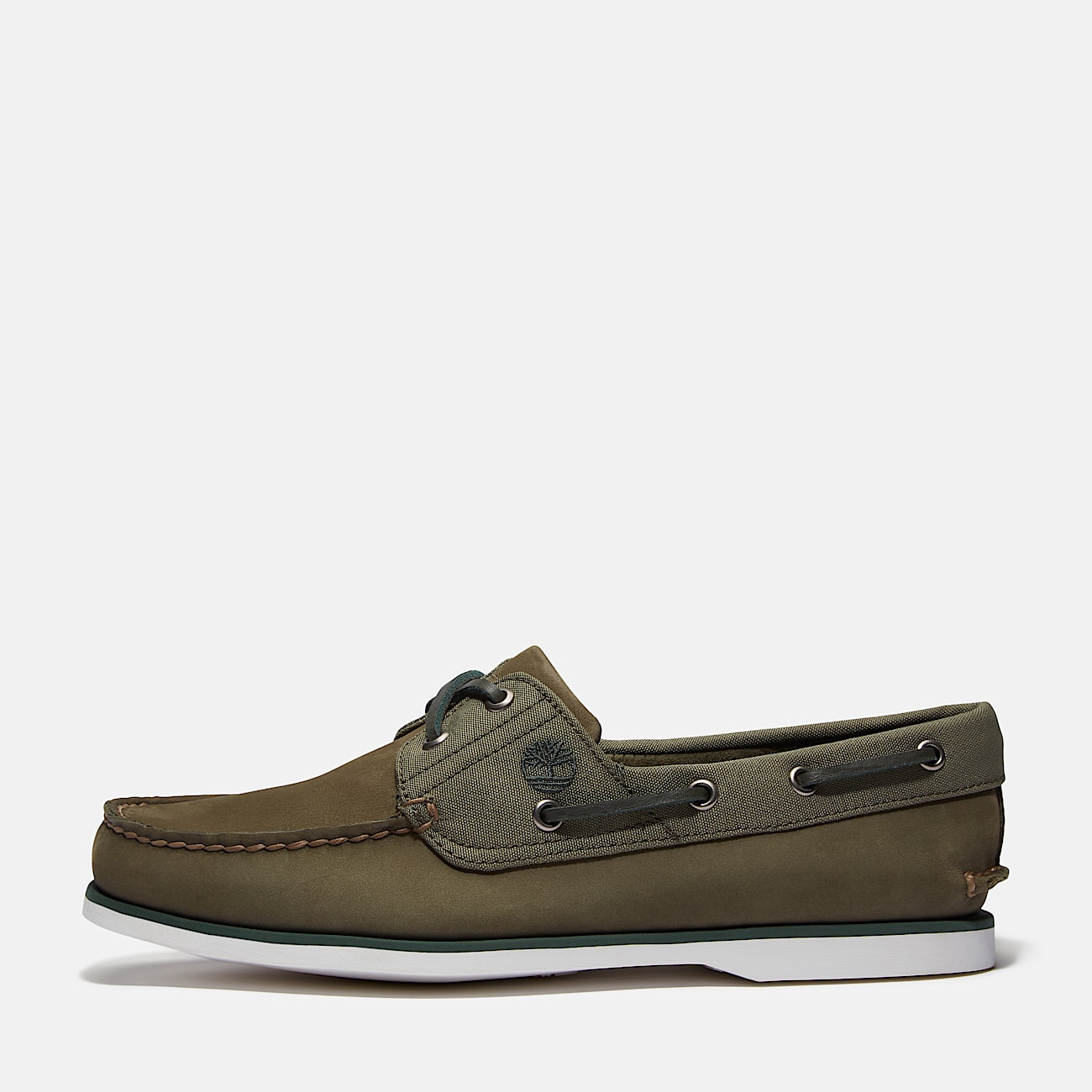 Scarpa da Barca Classic da Uomo in verde scuro - 8