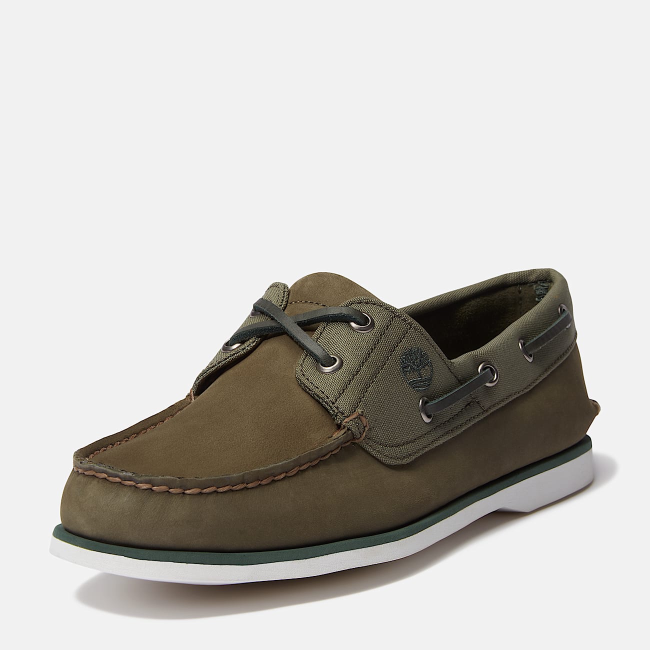 Scarpa da Barca Classic da Uomo in verde scuro - 9