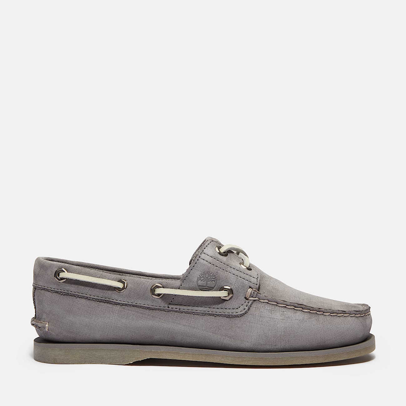 Klassischer Bootsschuh für Herren in Grau - 1