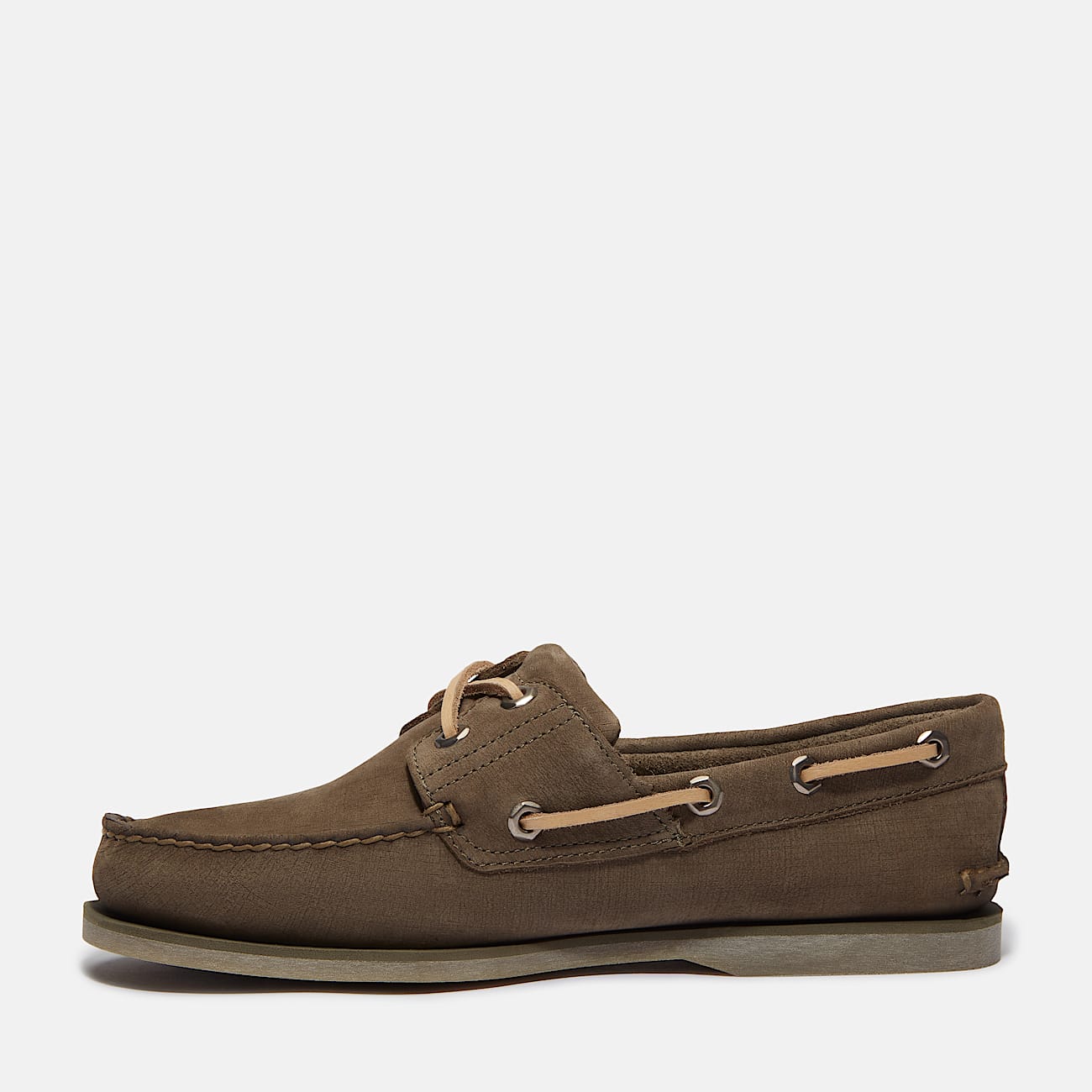 Chaussure bateau classique pour homme en vert - 6