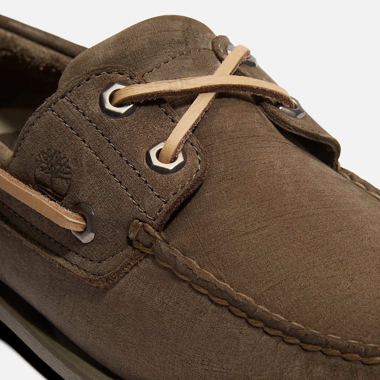 Chaussure bateau classique pour homme en vert - 7