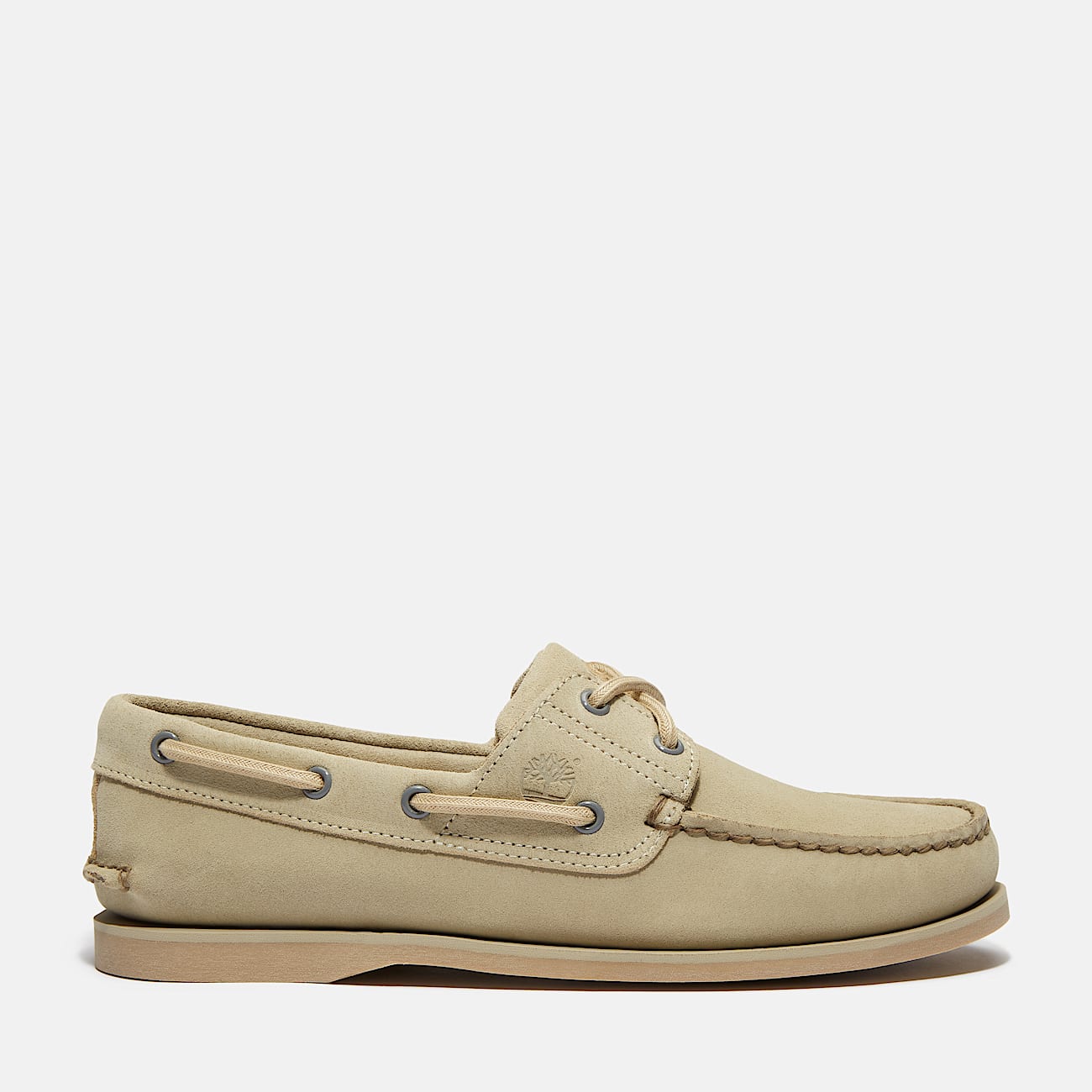Chaussure bateau classique pour homme en vert clair - 1