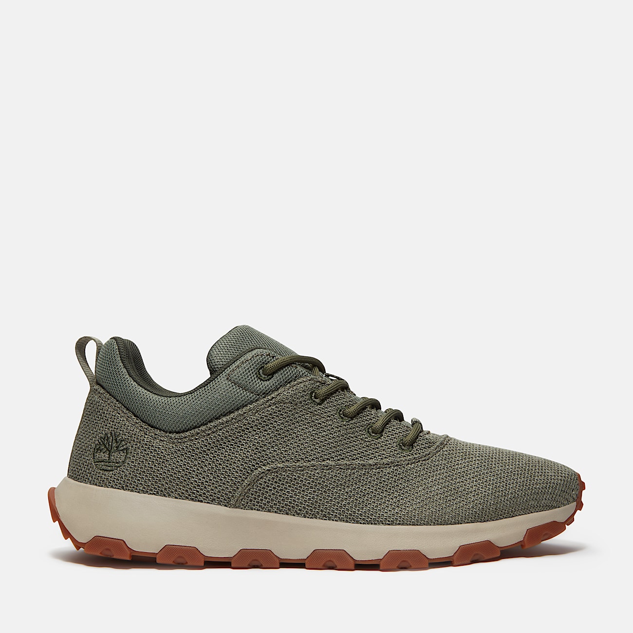Sneaker Bassa Stringata Winsor Park da Uomo in verde scuro - 1