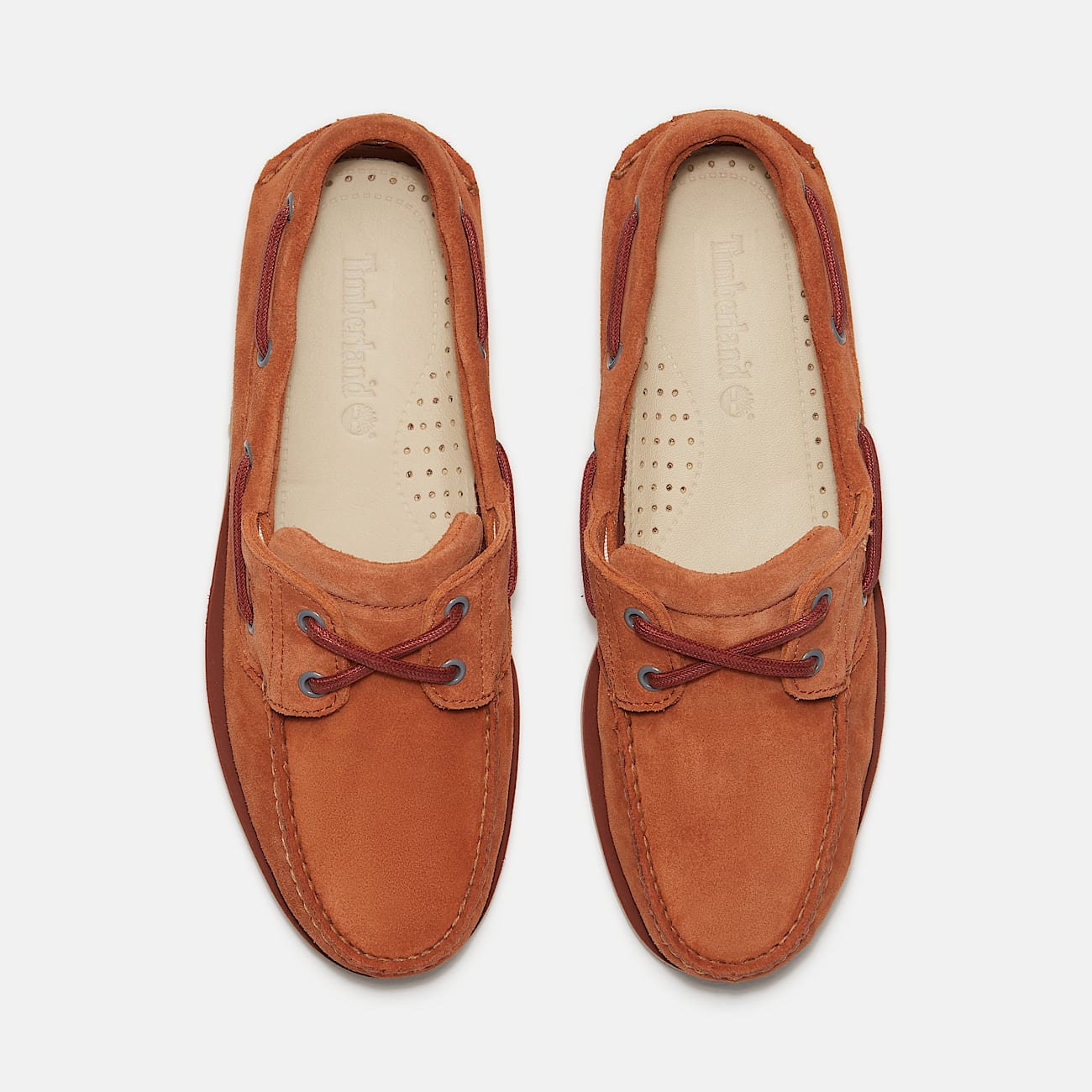 Klassischer Bootsschuh für Herren in Orange