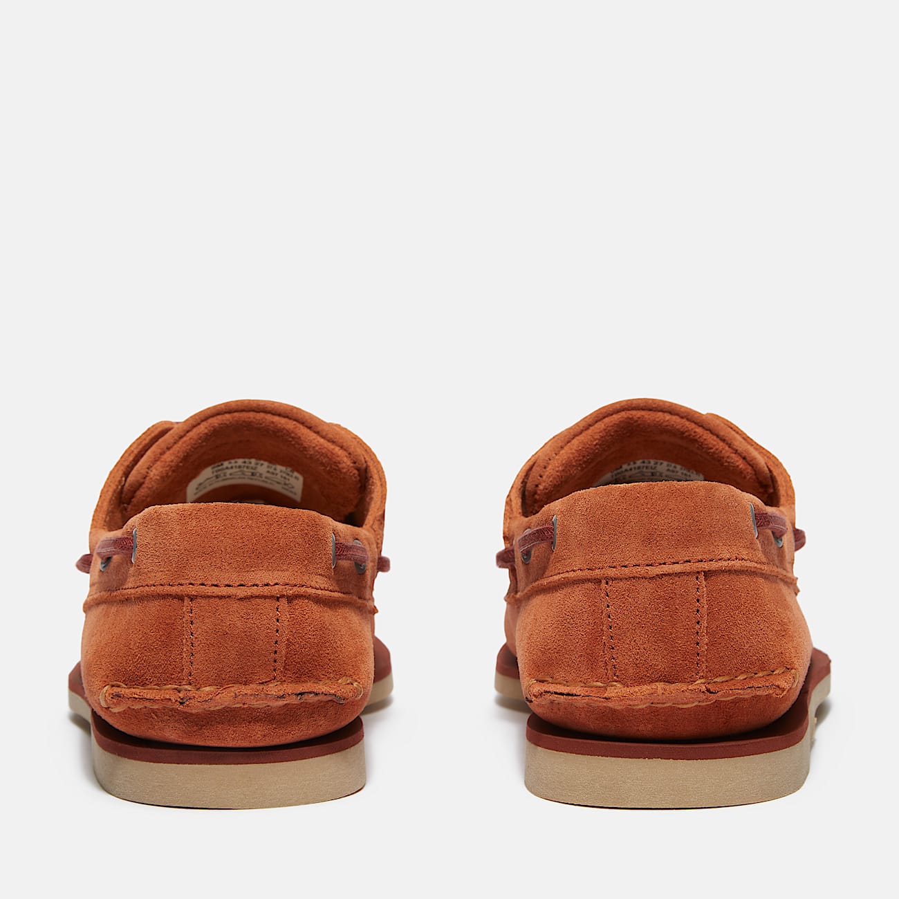 Klassischer Bootsschuh für Herren in Orange