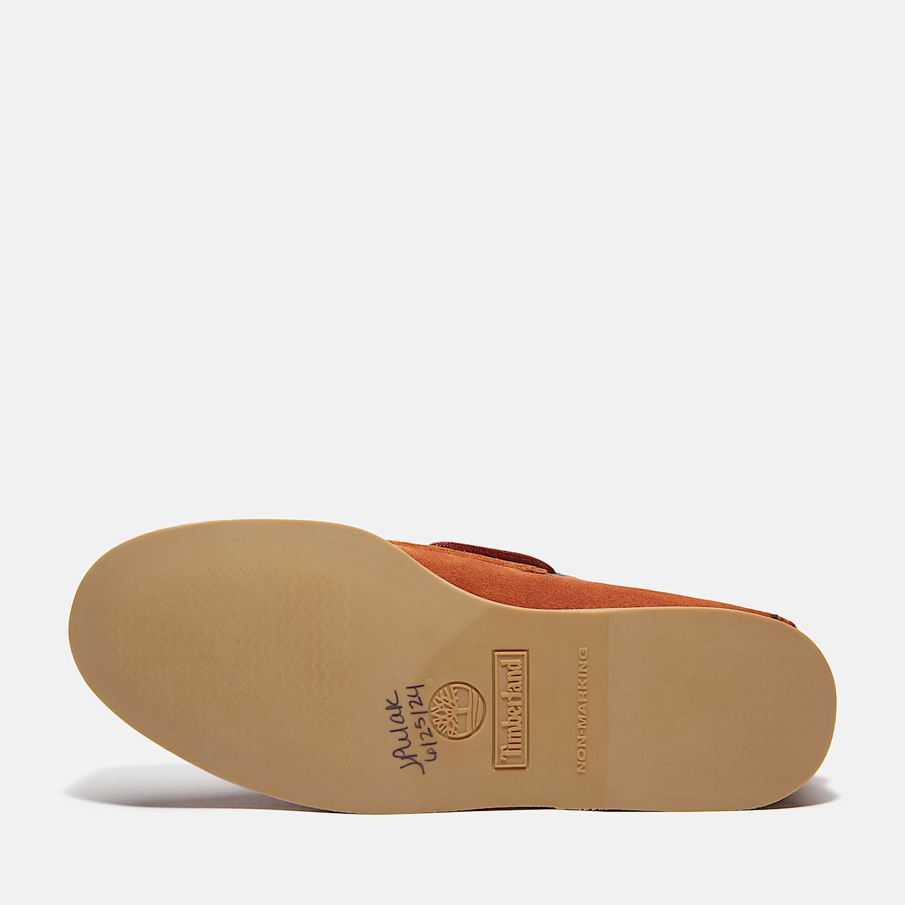 Klassischer Bootsschuh für Herren in Orange
