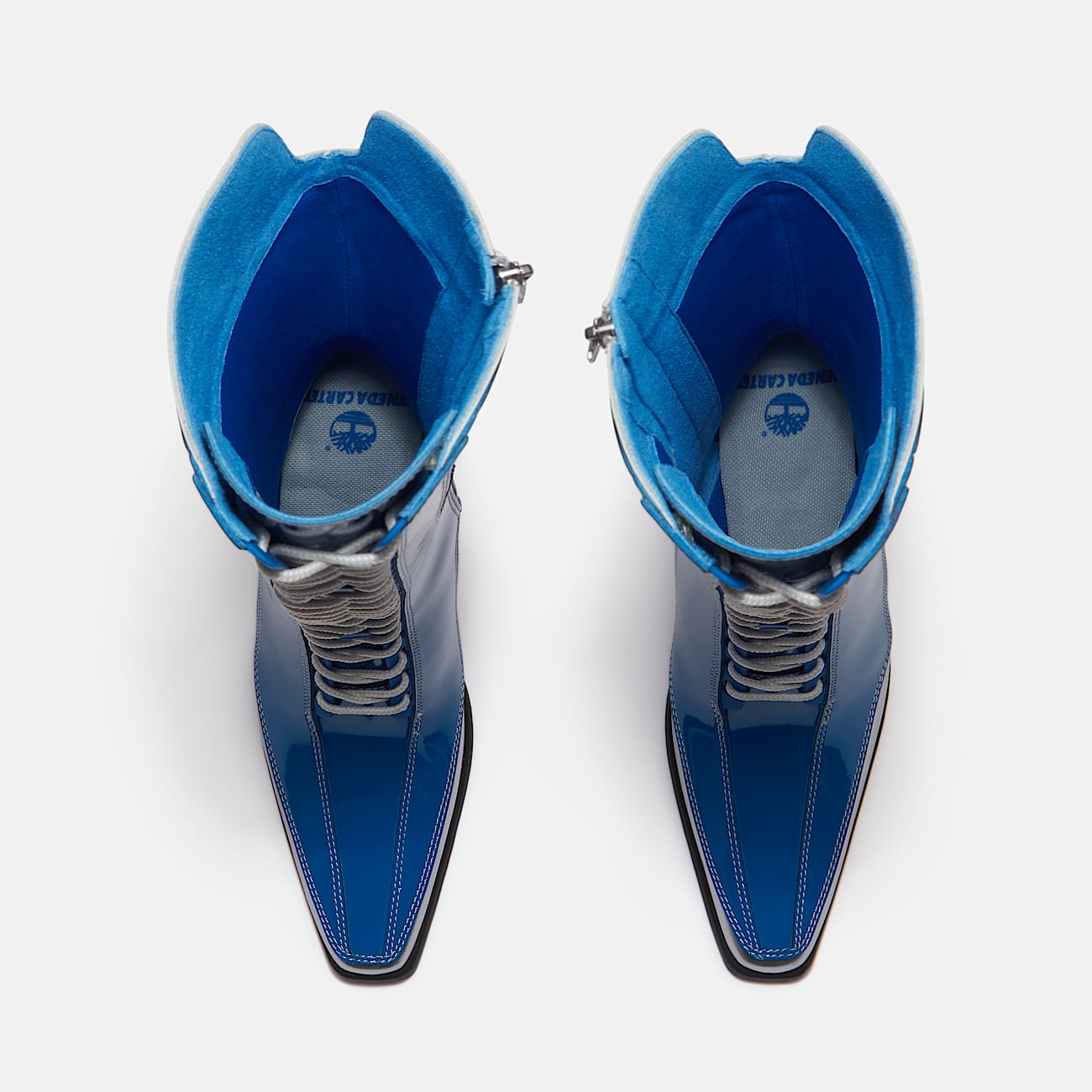 Boot 14 pouces zippée Timberland® X Veneda Carter à lacets pour femme en bleu
