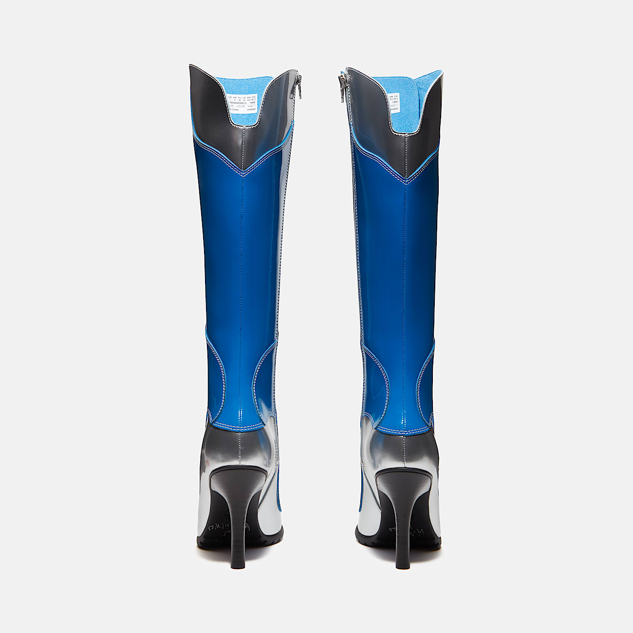 Boot 14 pouces zippée Timberland® X Veneda Carter à lacets pour femme en bleu