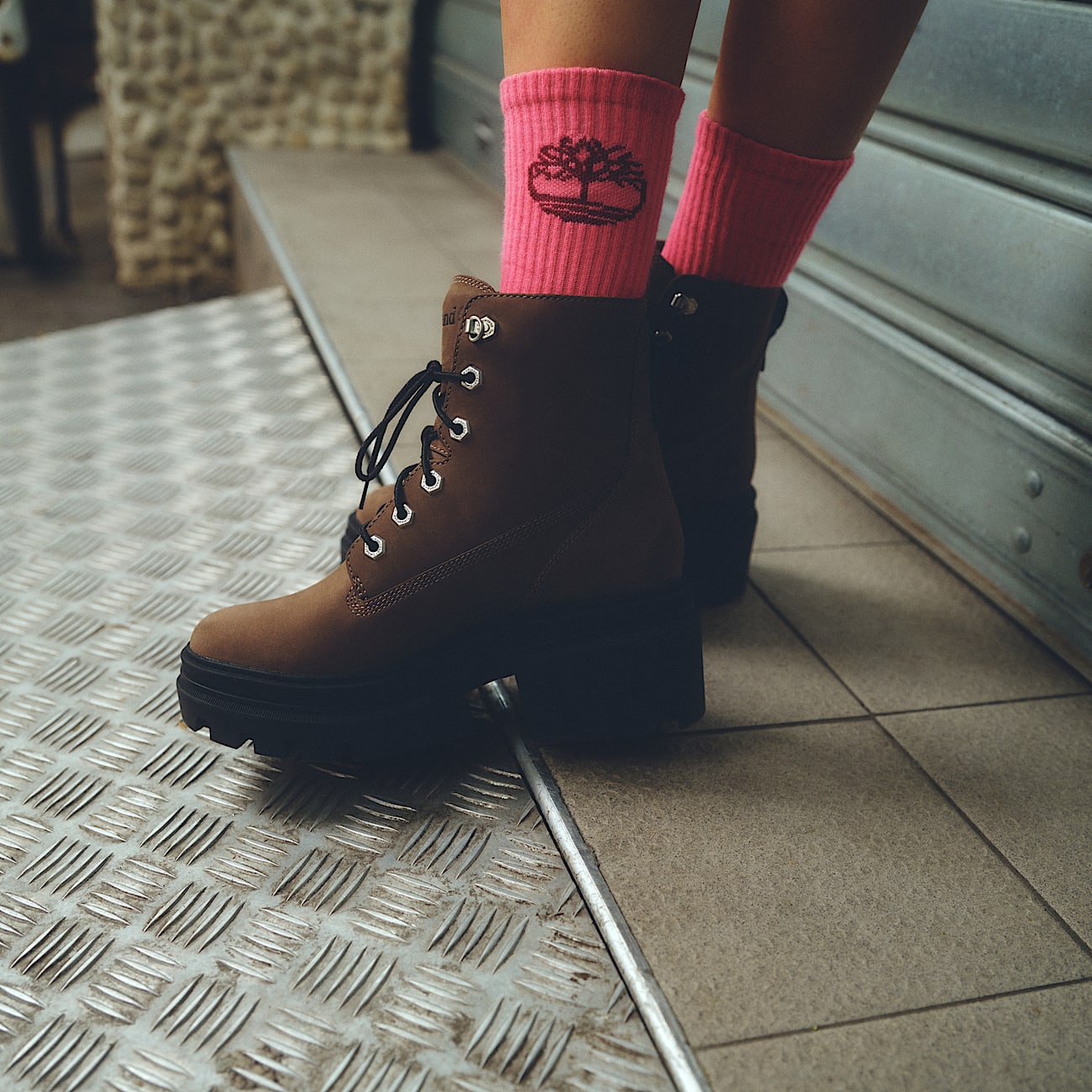 Everleigh Mid Lace-Up Boot for Women in Brown