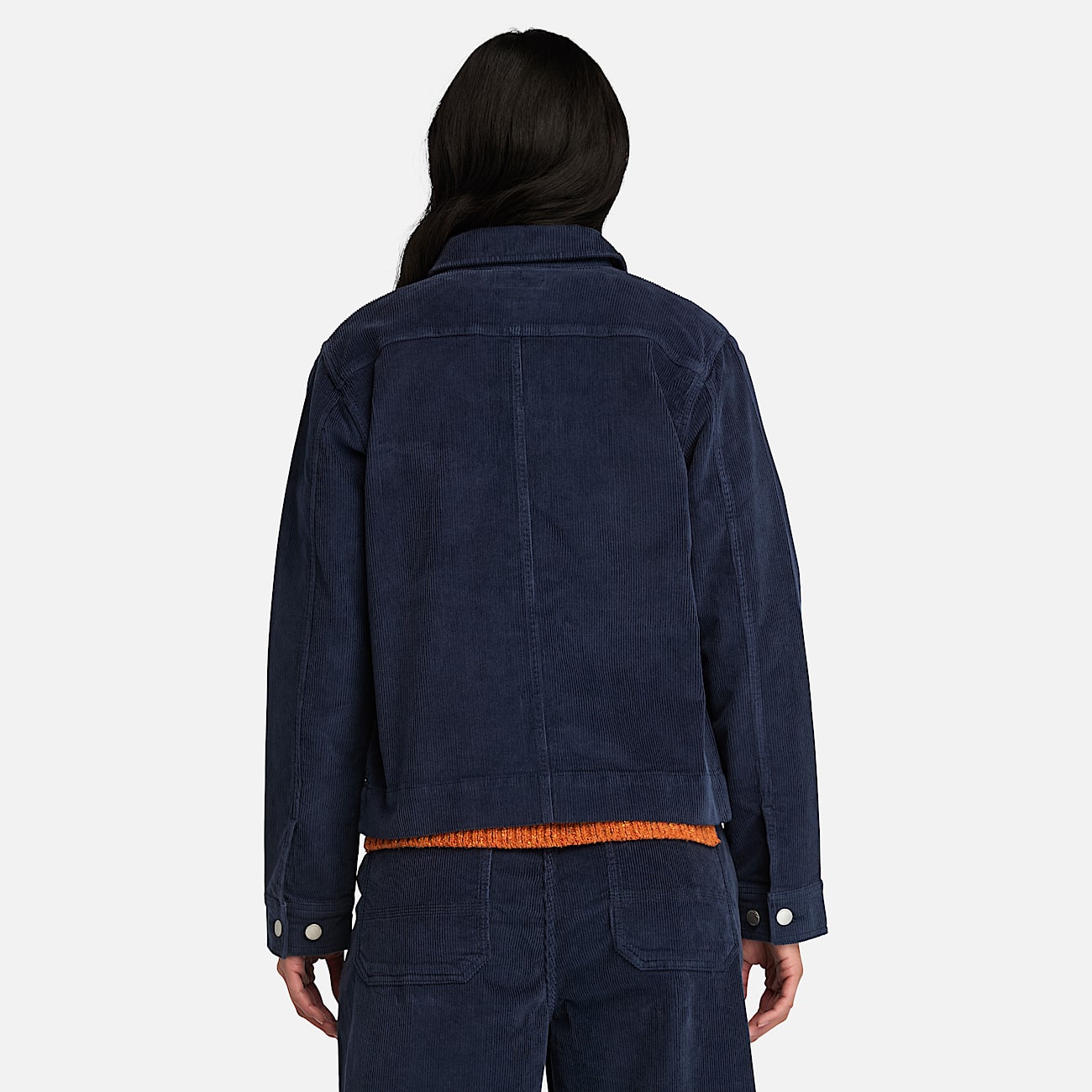 Kempshire Corduroy Chore Jacket for Women in Dark Blue